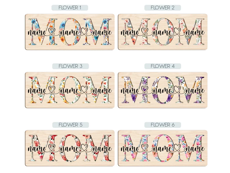 Mothers Day Gifts, Personalized Gifts for Mom, Mom Sign, Mom Birthday Gift, Gifts for Her, Mom Gifts from Kids, Mom Wood Sign Grandma