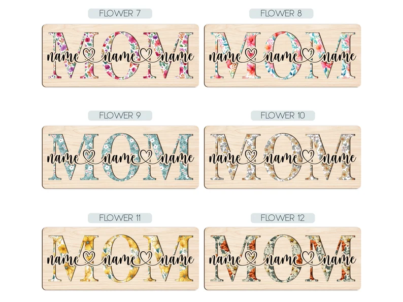 Mothers Day Gifts, Personalized Gifts for Mom, Mom Sign, Mom Birthday Gift, Gifts for Her, Mom Gifts from Kids, Mom Wood Sign Grandma