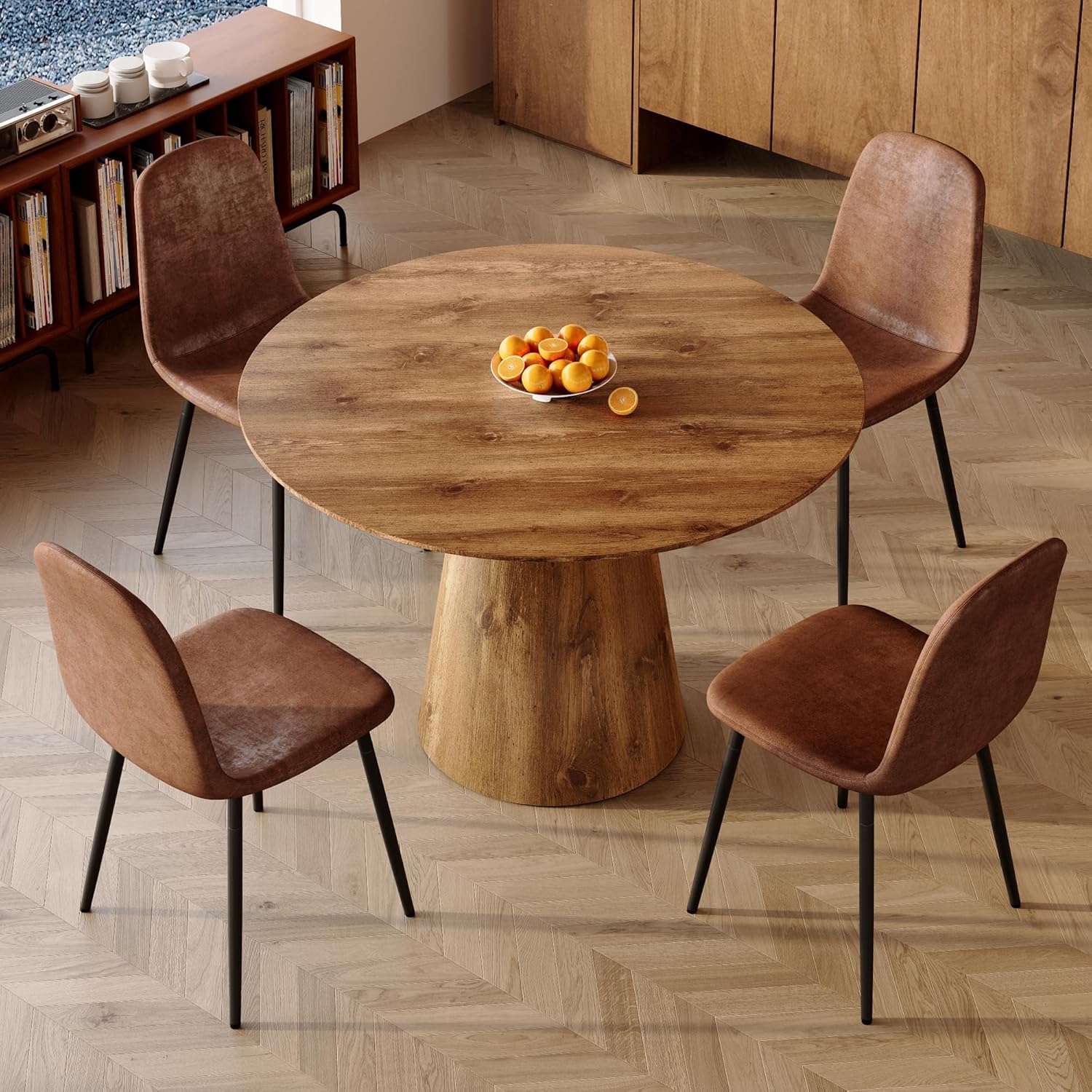 Mid-Century Modern Dining Table for 4 People