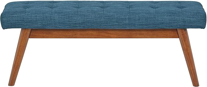 Upholstered Button-Tufted Bench