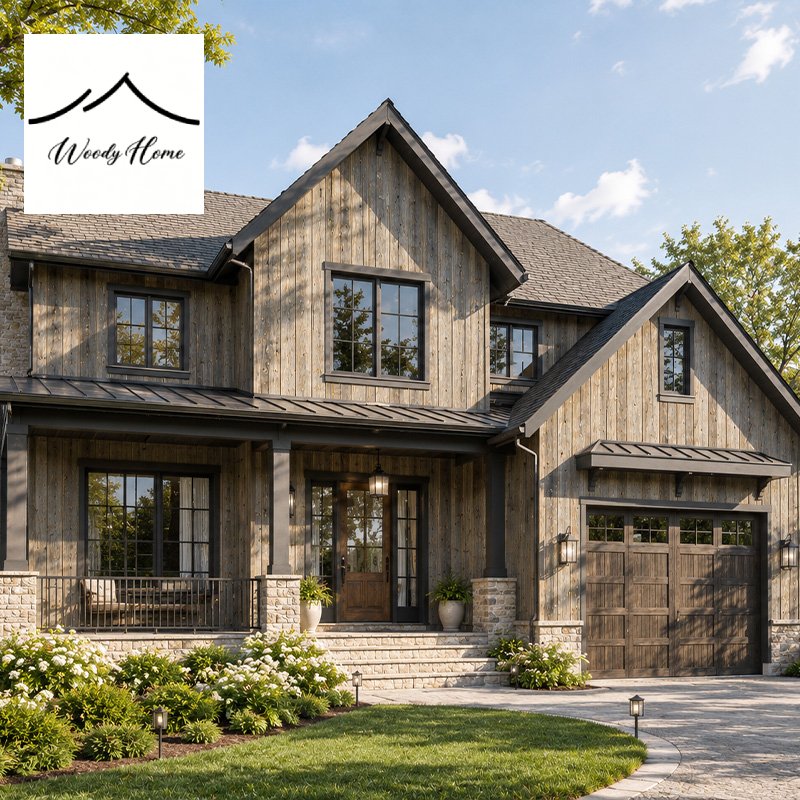 Premium Golden Brown Shou Sugi Ban Charred Pine Wood Siding Wire Brushed Solid Timber Facade for High-End Residential Projects