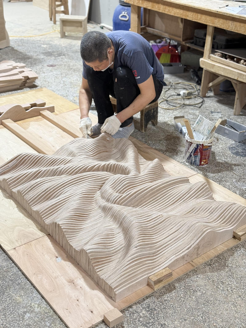 Parametric 3D Wooden Wall Decor