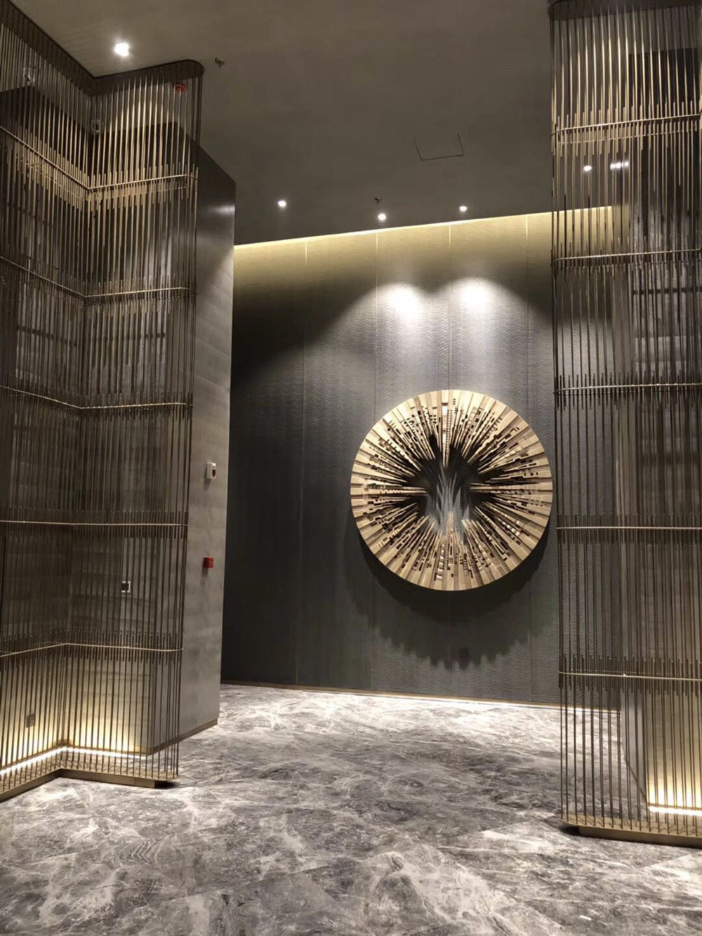 Circle of Cities Wood Carved Wall Sculpture