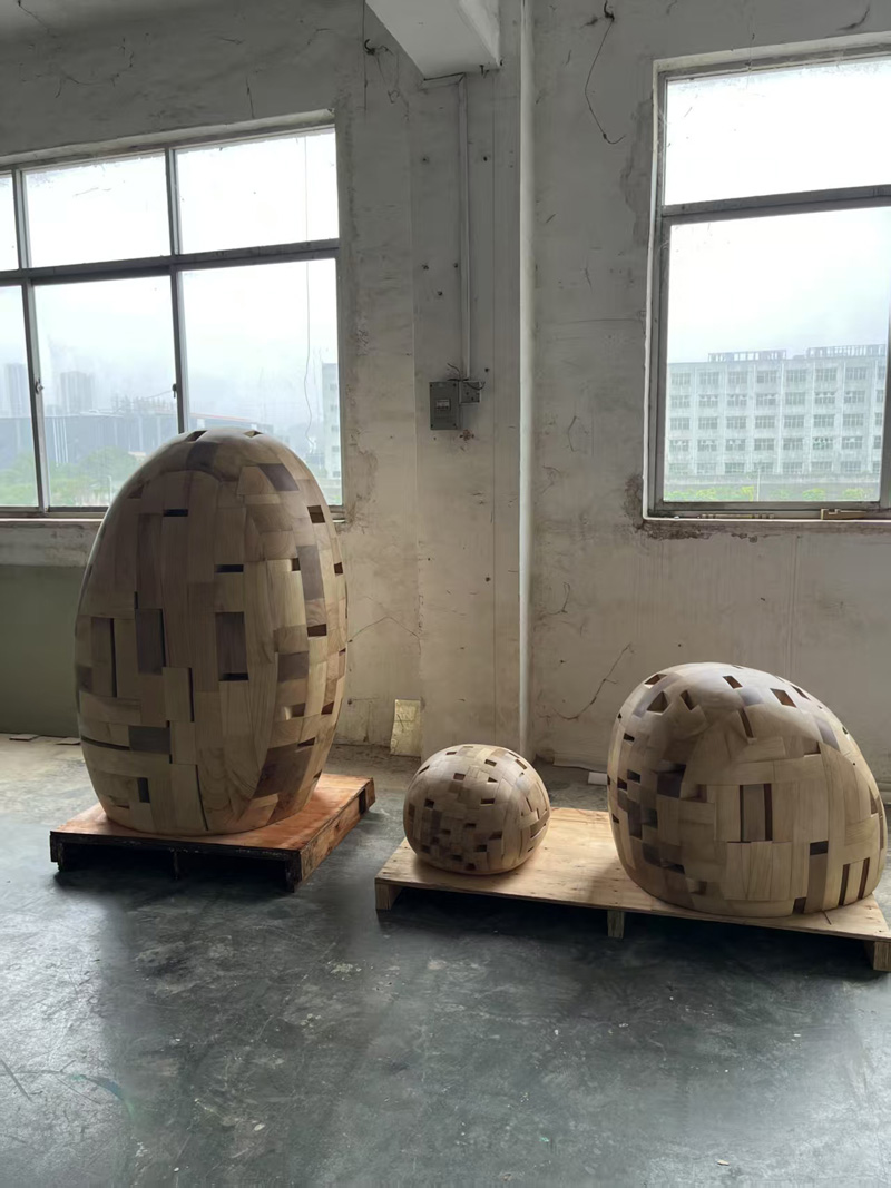  Hospitality Wooden Statement Sculpture Set 