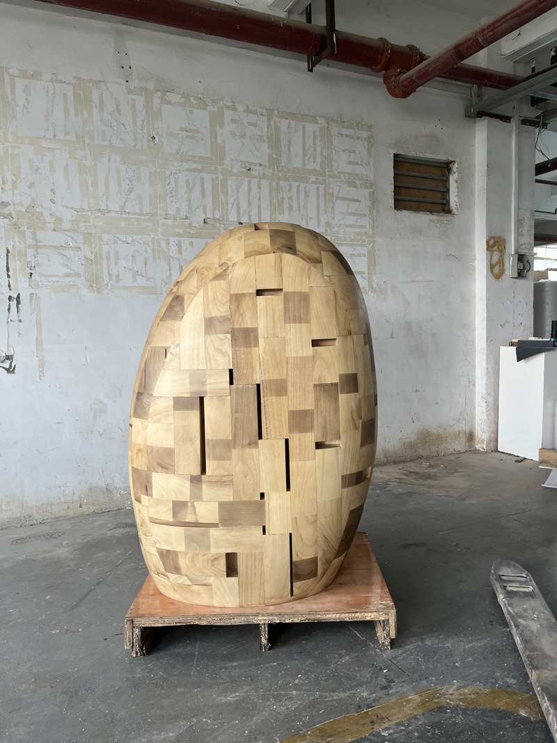  Hospitality Wooden Statement Sculpture Set 