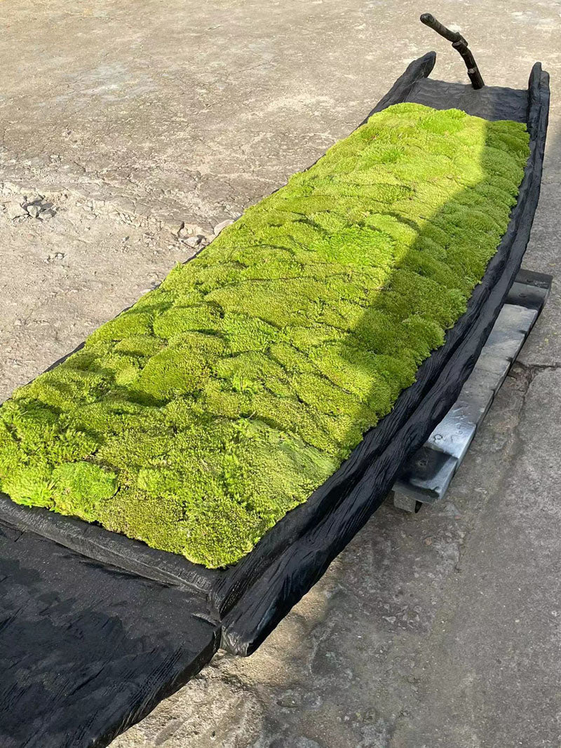 Wood Boat Sculpture Art