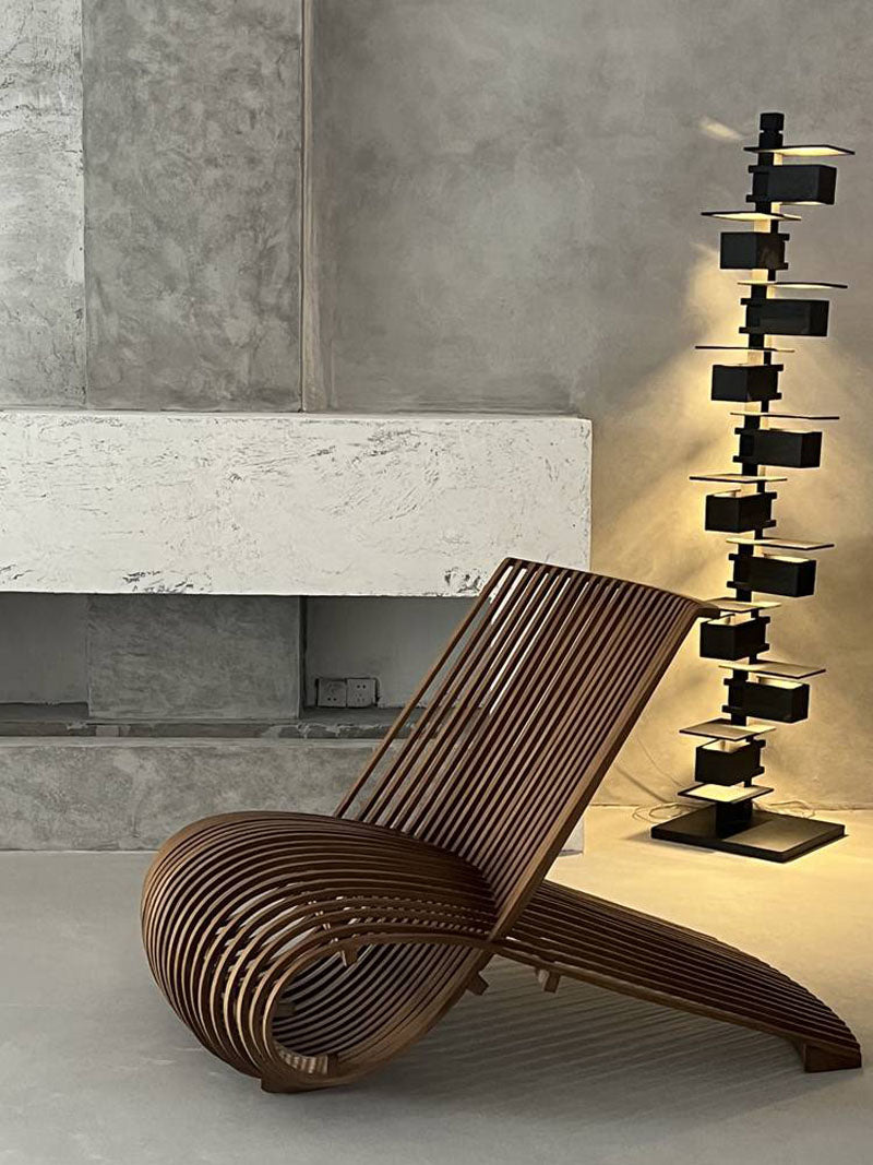 Modern and Unique Wooden Chair Single Sofa