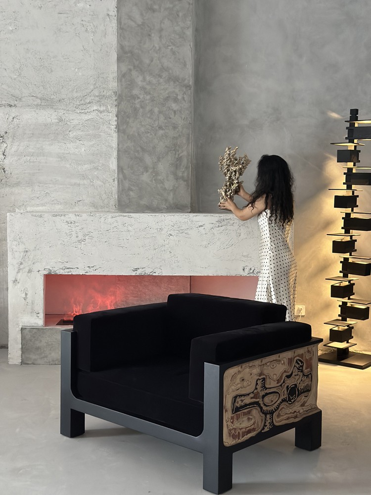 Luxury Single Arm Chair Living Room Furniture