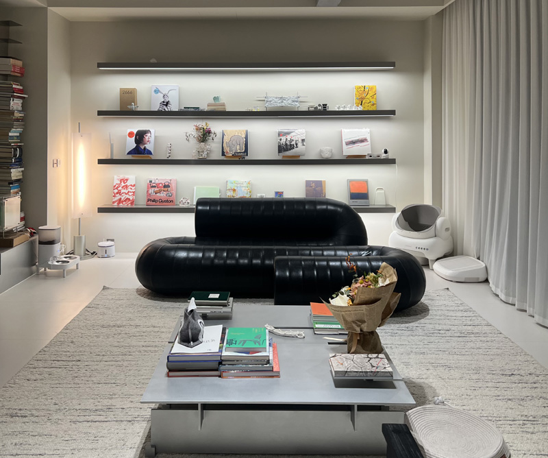 U-shaped leather sofa luxury living room furniture
