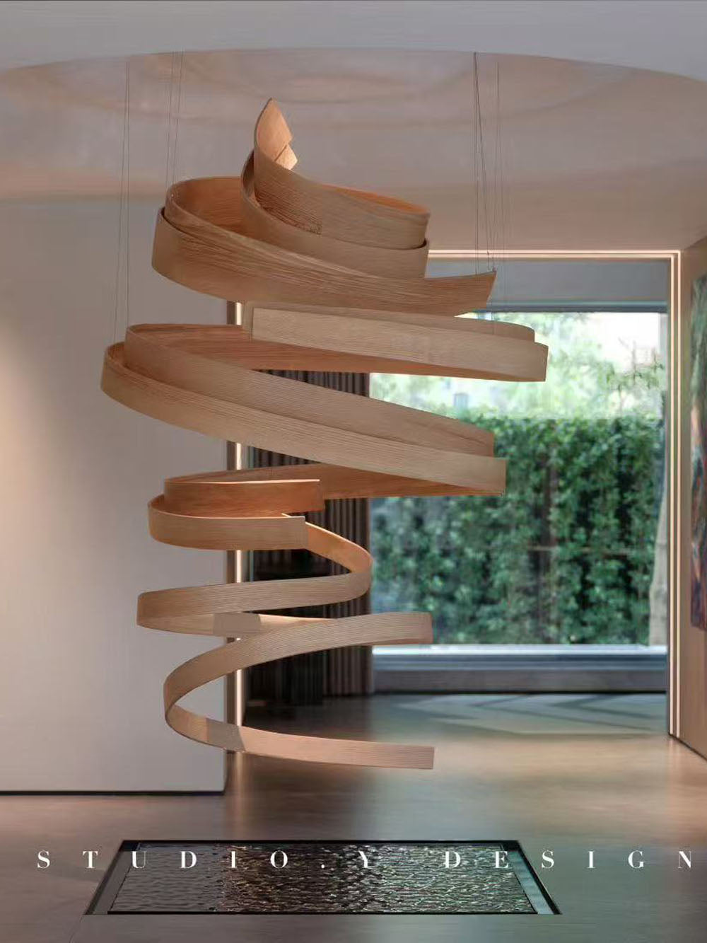 Modern bathroom with bathtub and shower