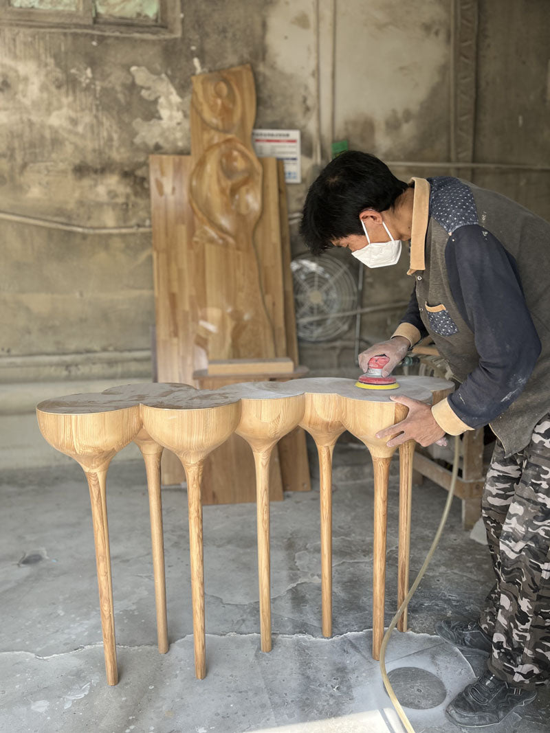 Modern Solid Wood Console Table