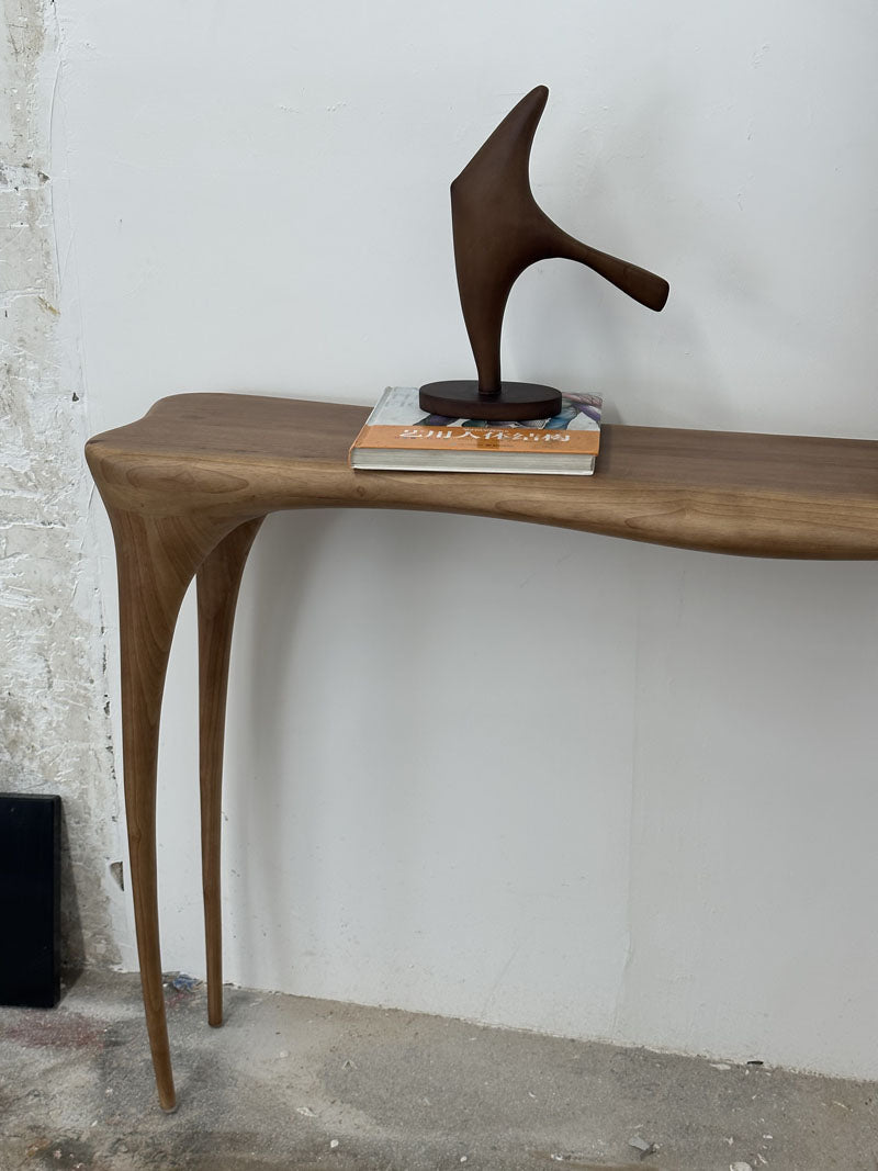 Solid Wood Enterway Table Art Decoration
