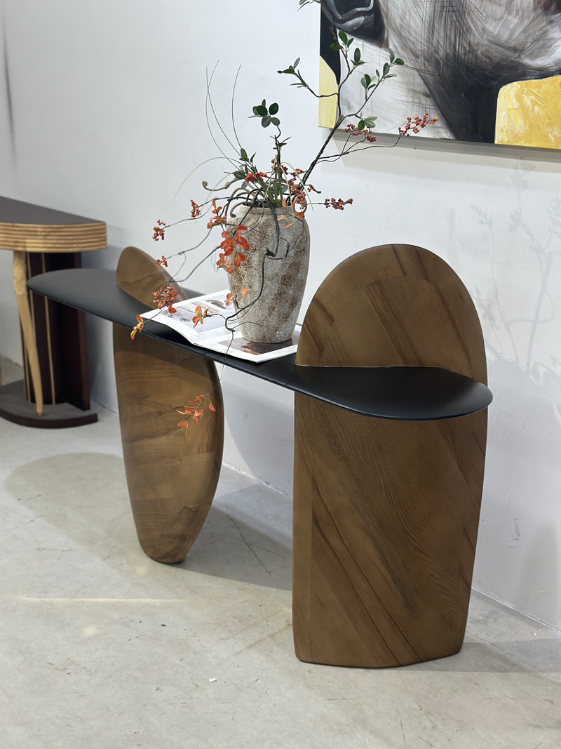 Wood Console Table - Customisable Colour & Size