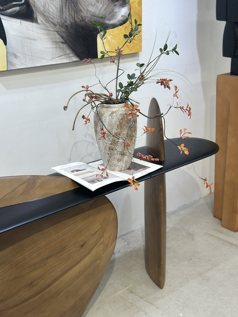 Wood Console Table - Customisable Colour & Size