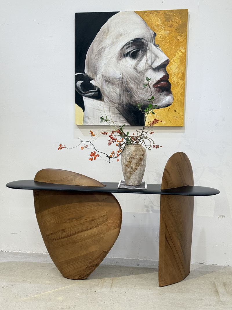 Wood Console Table - Customisable Colour & Size