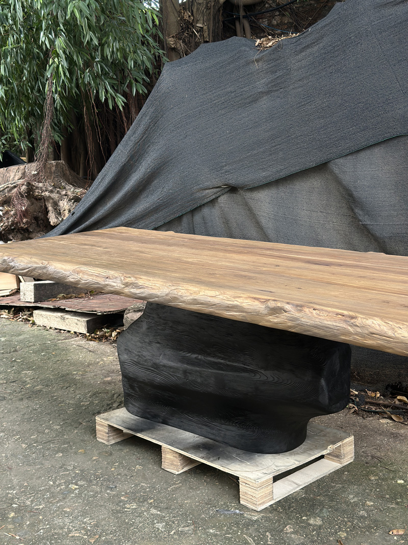 wabi-sabi vintage Style Wooden Table
