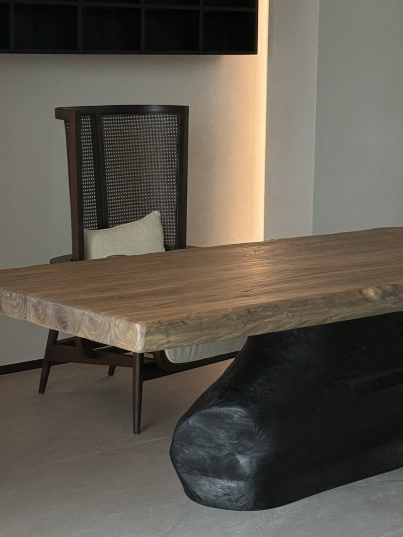 wabi-sabi vintage Style Wooden Table