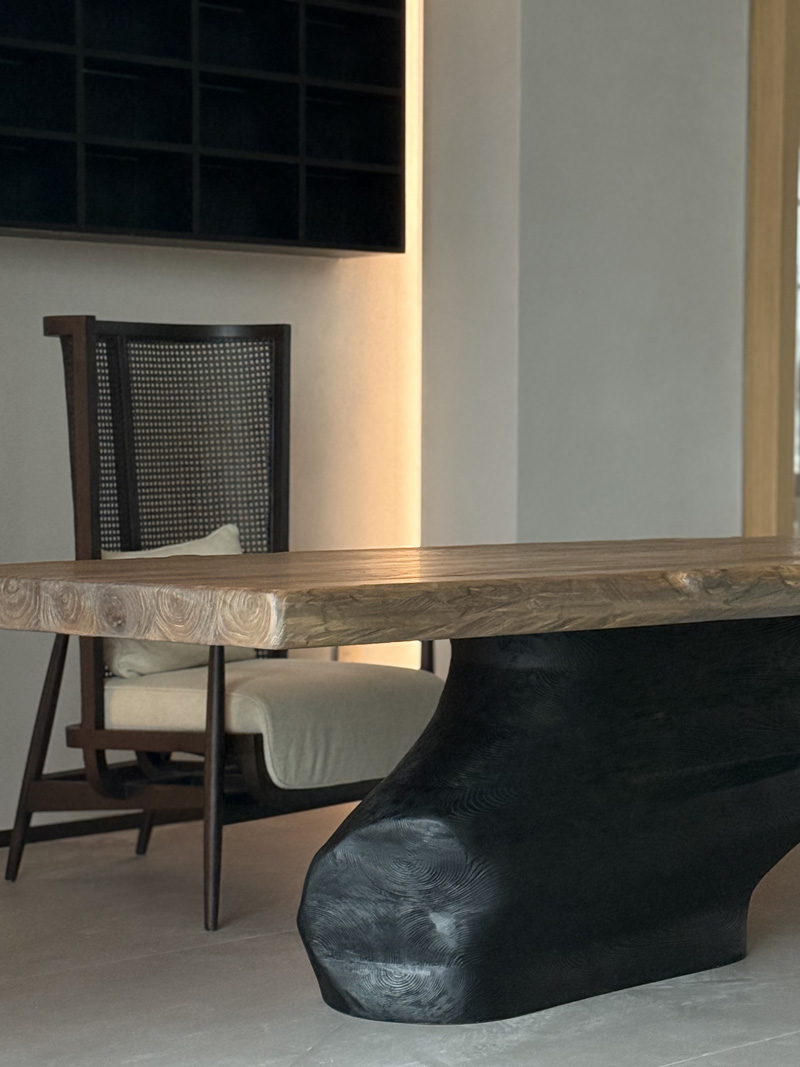 wabi-sabi vintage Style Wooden Table