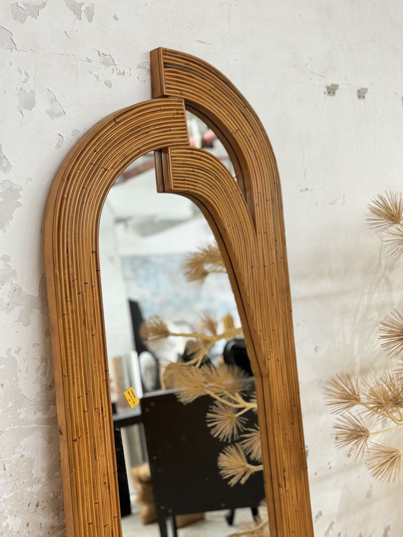 Handcrafted Wooden Full-Length Mirror