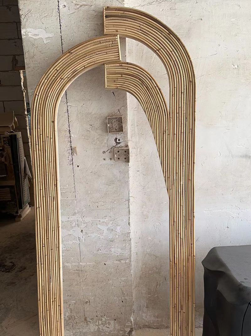 Handcrafted Wooden Full-Length Mirror