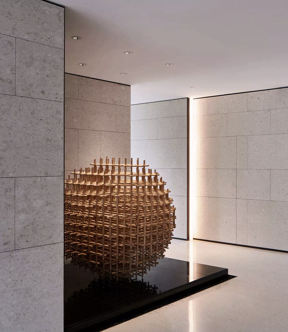 Modern bathroom with bathtub and shower