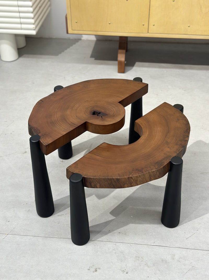 Sculpture Wooden Coffee Table Living Room Furniture