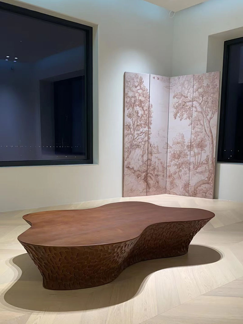 Wood Crafted Unique Coffee Table