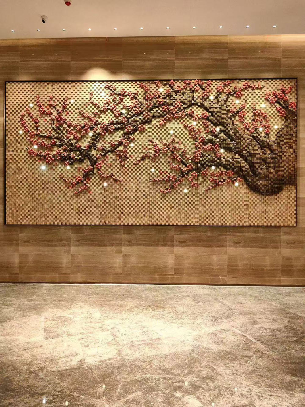 Bedroom with large windows and modern decor