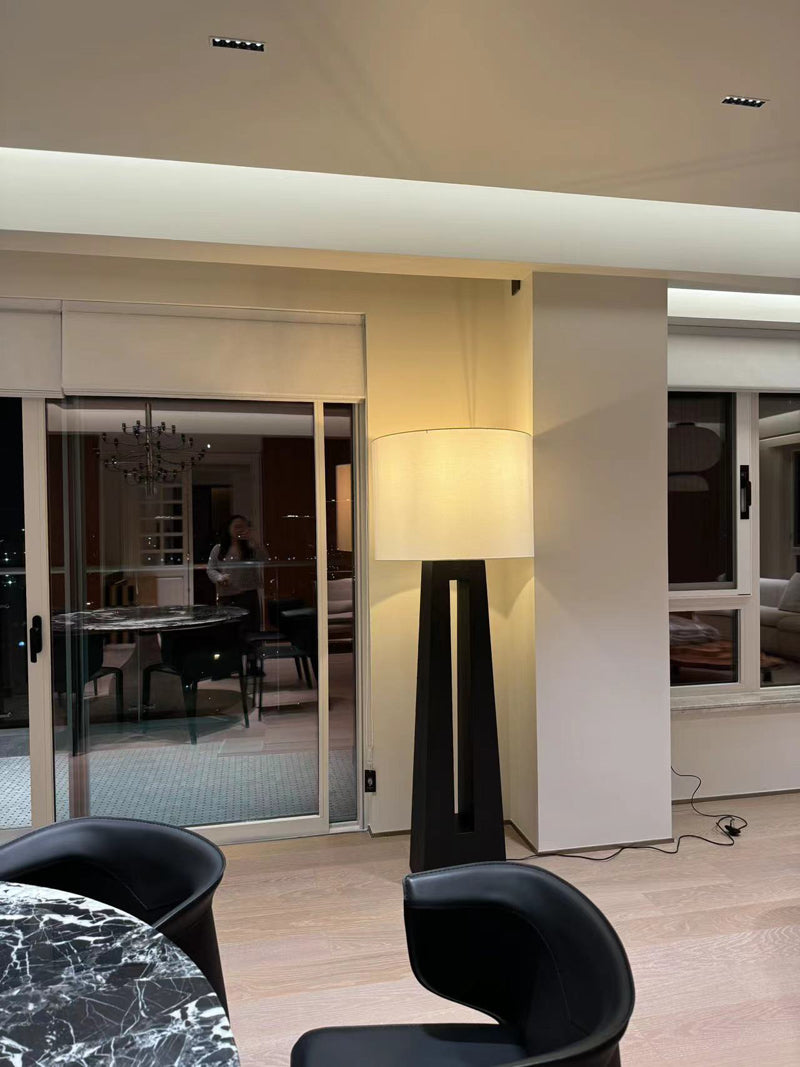 Nordic Minimalist Wooden Floor Lamp