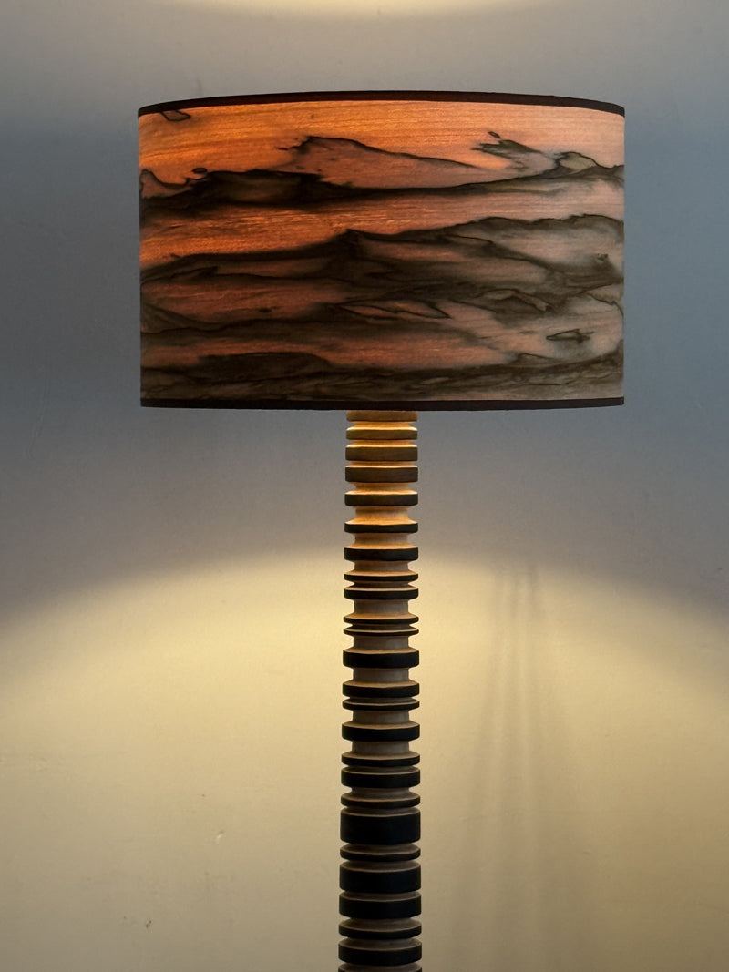 Wooden Sculpture Floor Lamp Art Furniture