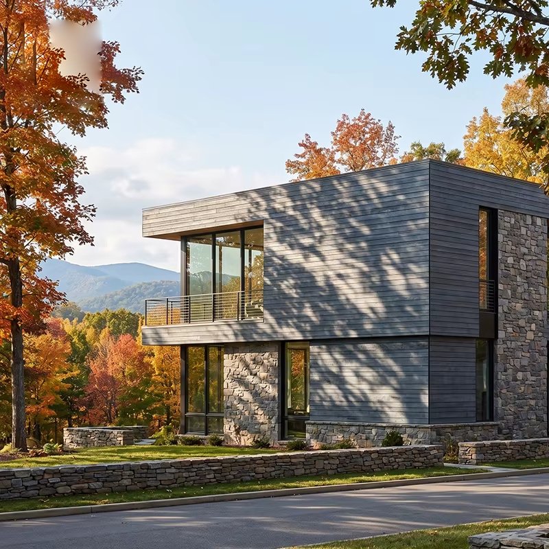 Fire Rated Weather Resistant Golden Brown Carbonized Pine Wood Siding Solid Timber Cladding for Luxury Hotel Wall