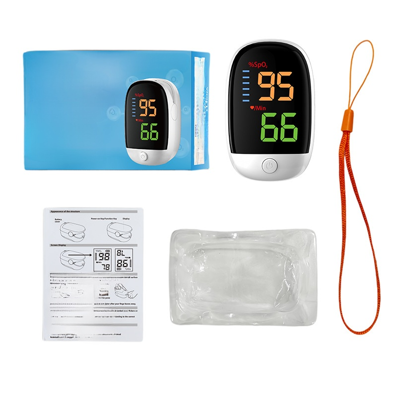 🩸One clip to measure | Blood oxygen and heart rate display 🌙 Portable and painless home monitoring 💚