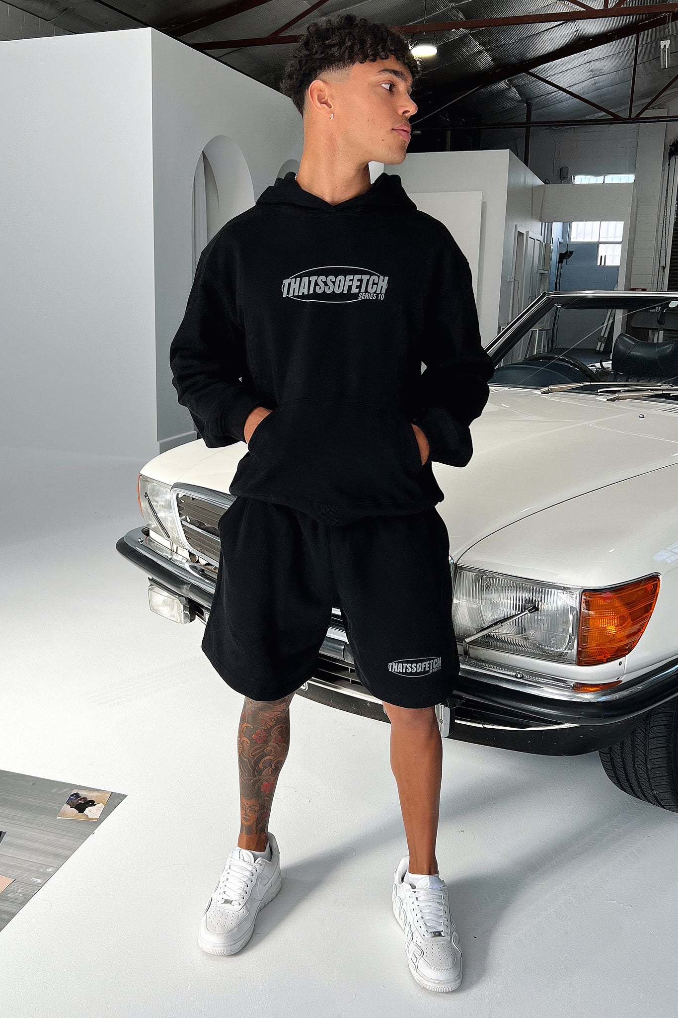 Series 10 3/4 Shorts - Black-Coutiqo
