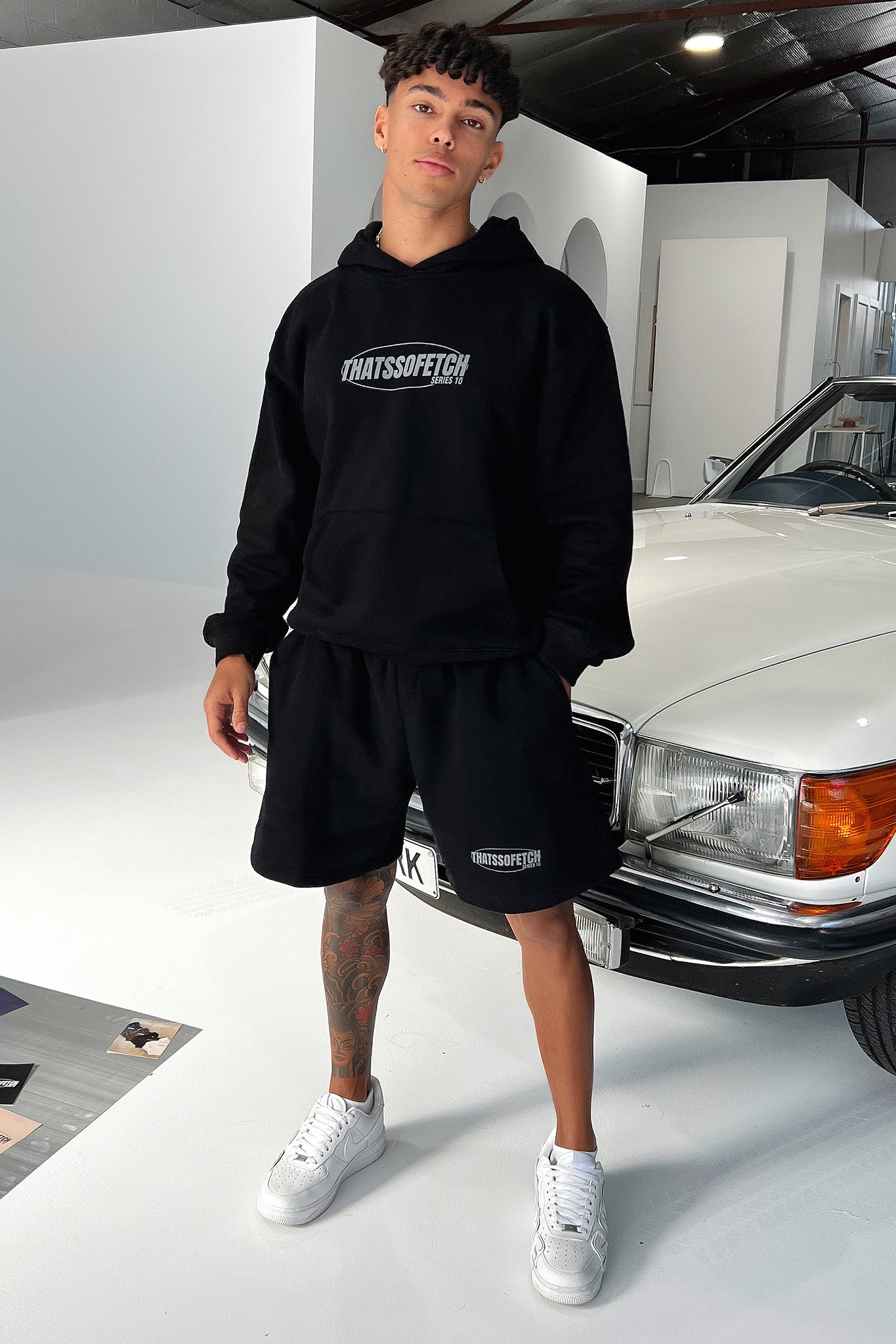 Series 10 3/4 Shorts - Black-Coutiqo
