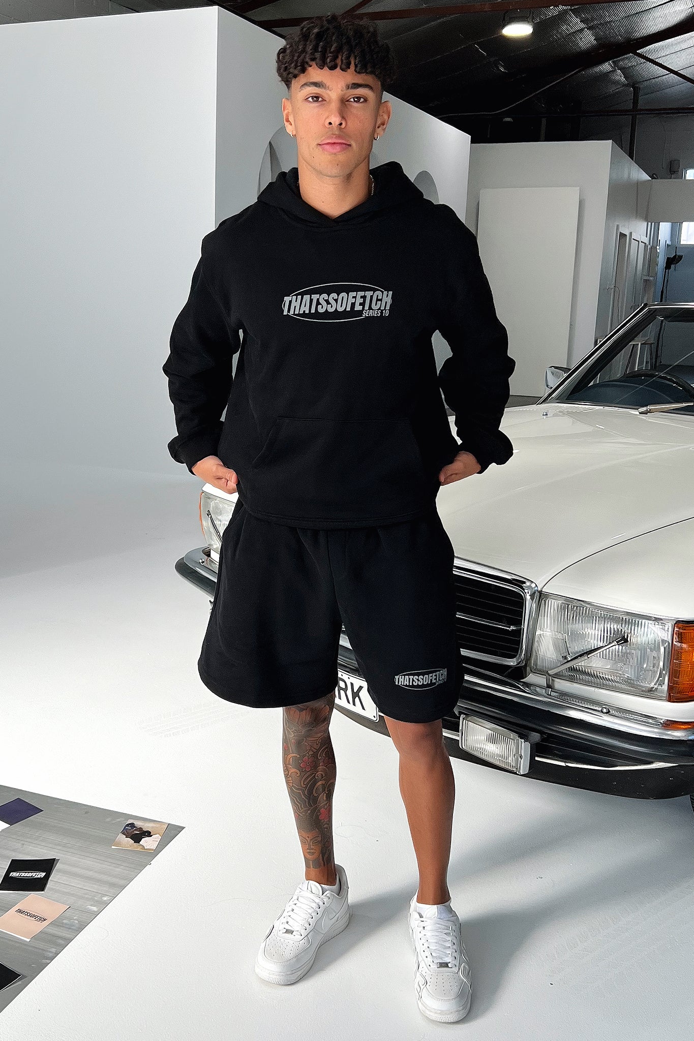 Series 10 3/4 Shorts - Black-Coutiqo