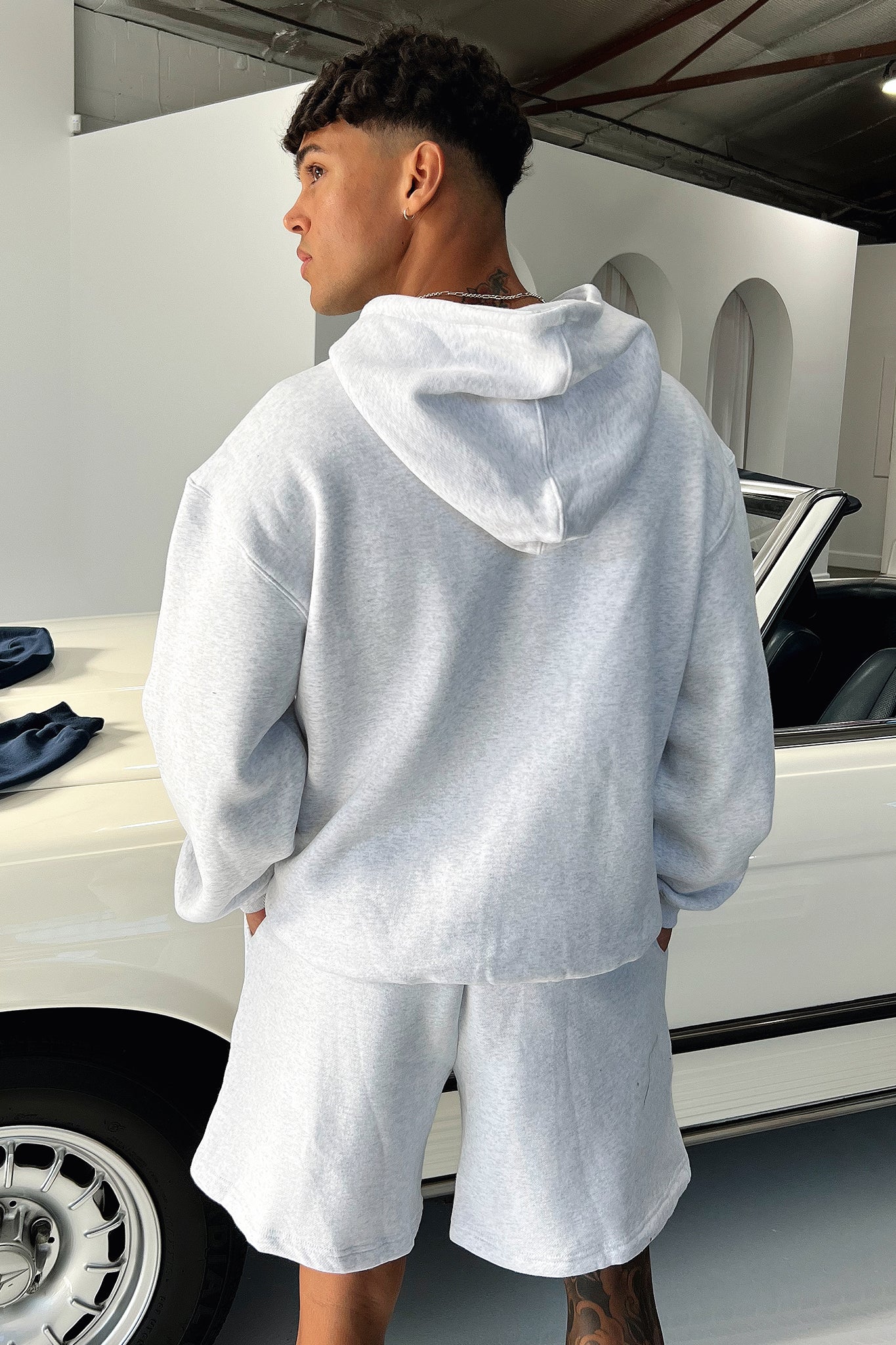 Series 10 3/4 Shorts - Grey-Coutiqo