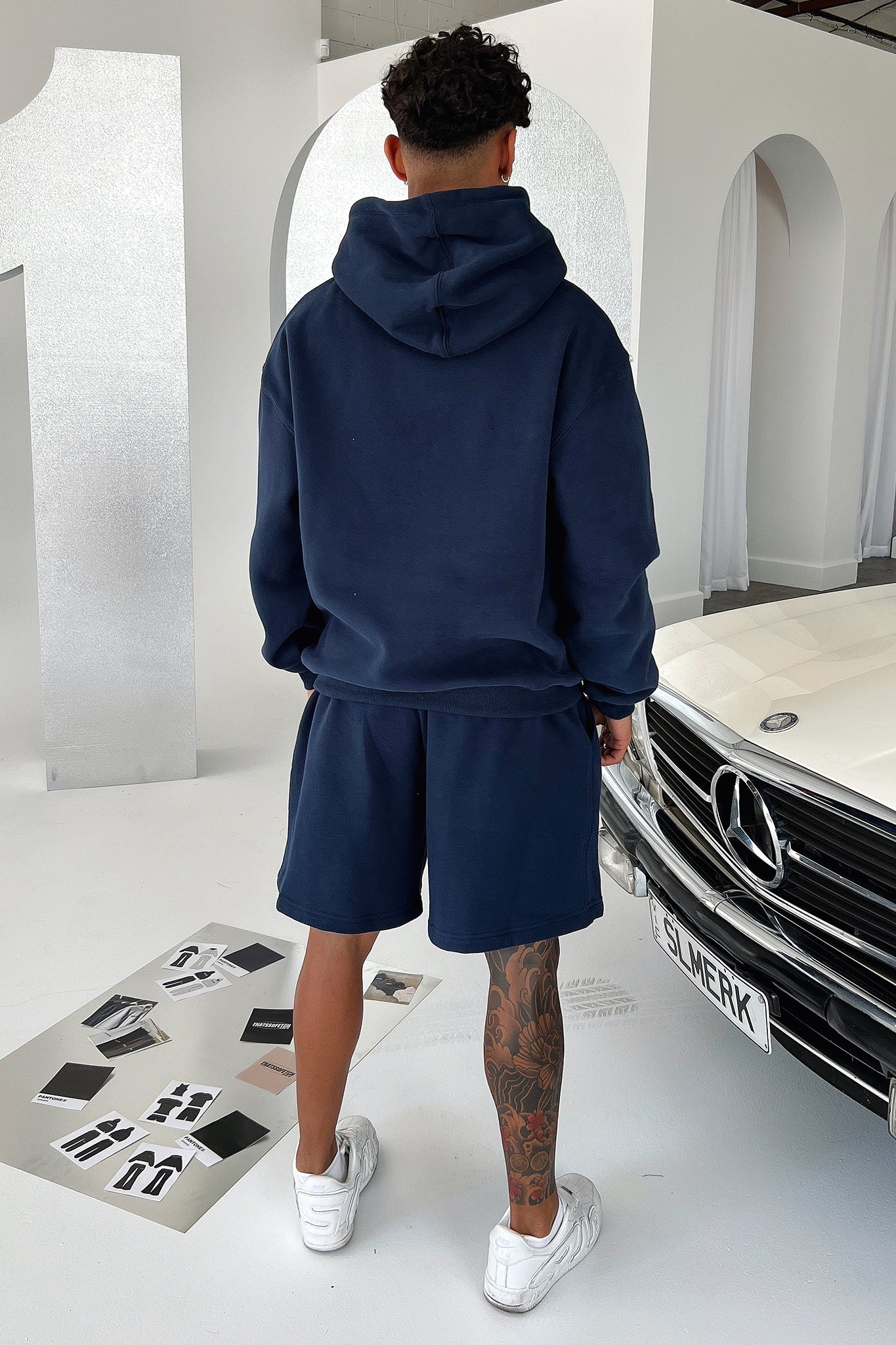 Series 10 3/4 Shorts - Navy-Coutiqo