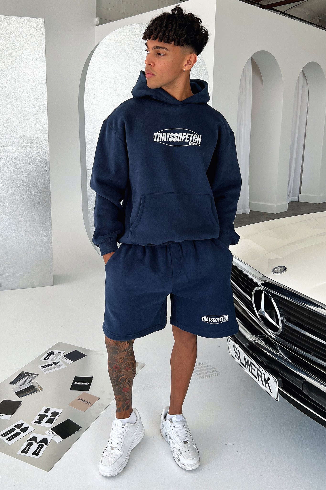 Series 10 3/4 Shorts - Navy-Coutiqo