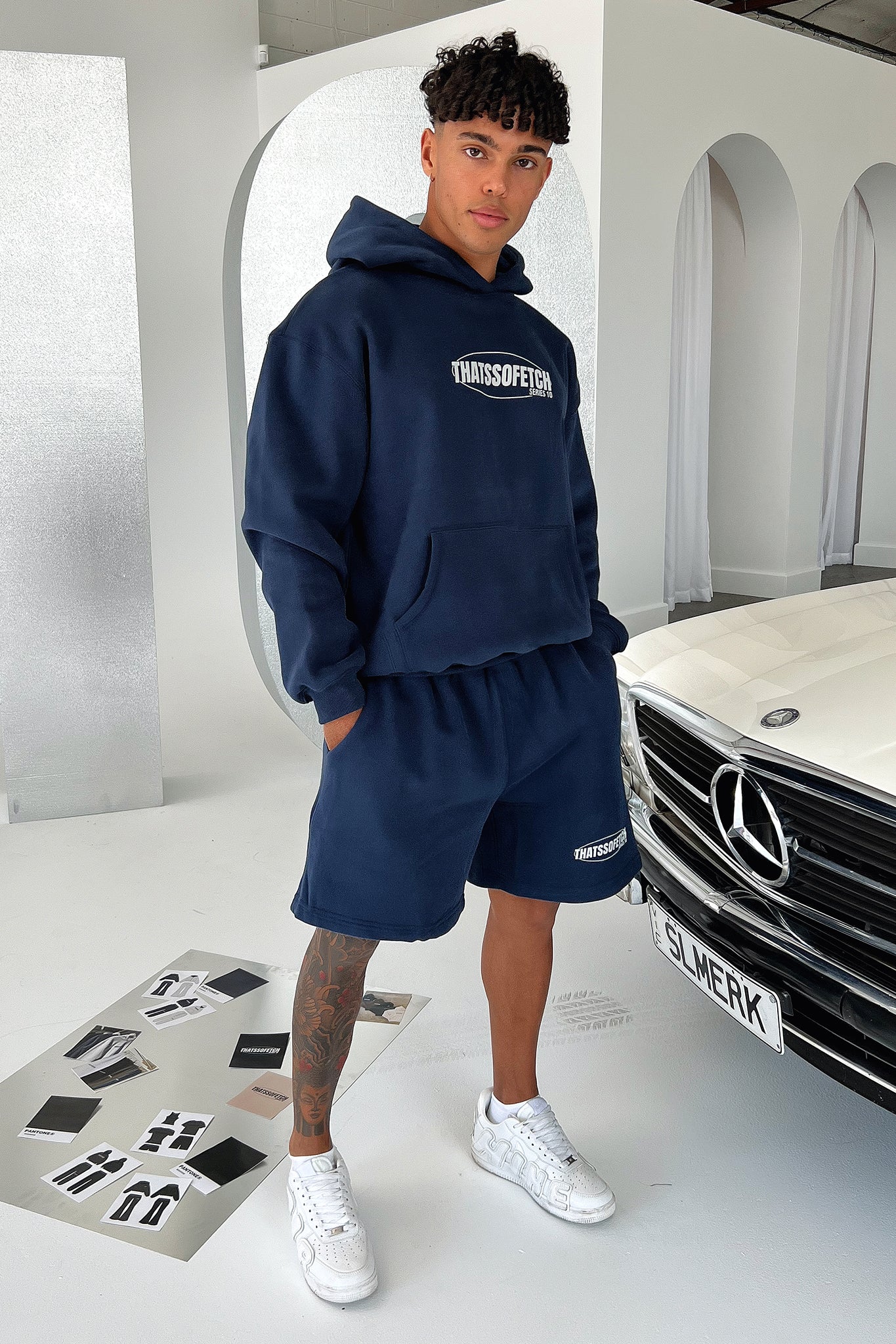 Series 10 3/4 Shorts - Navy-Coutiqo