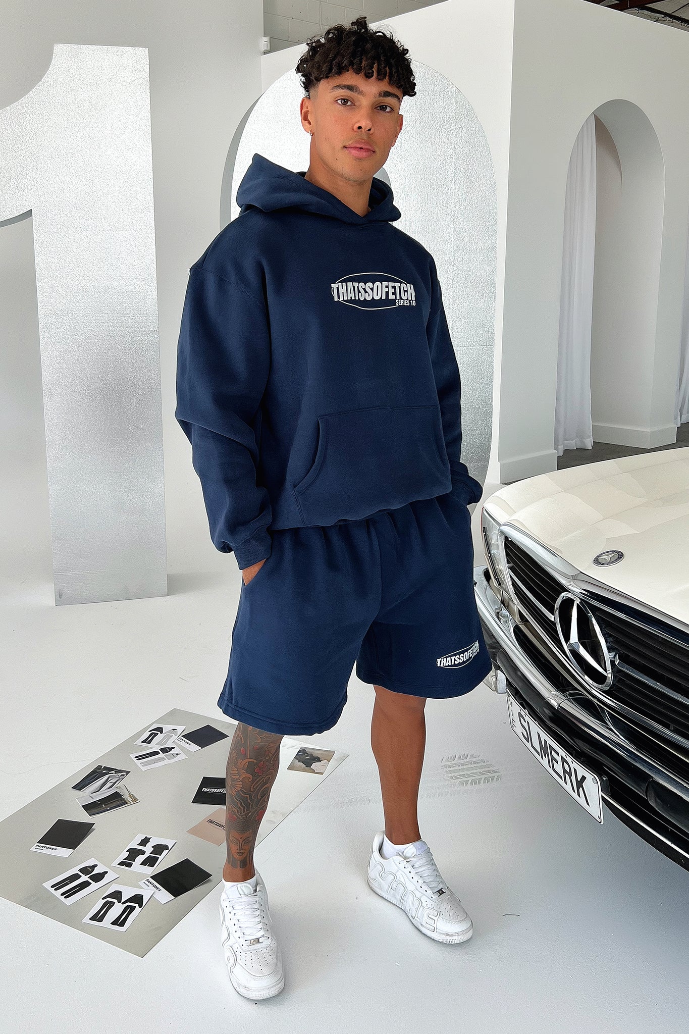 Series 10 3/4 Shorts - Navy-Coutiqo
