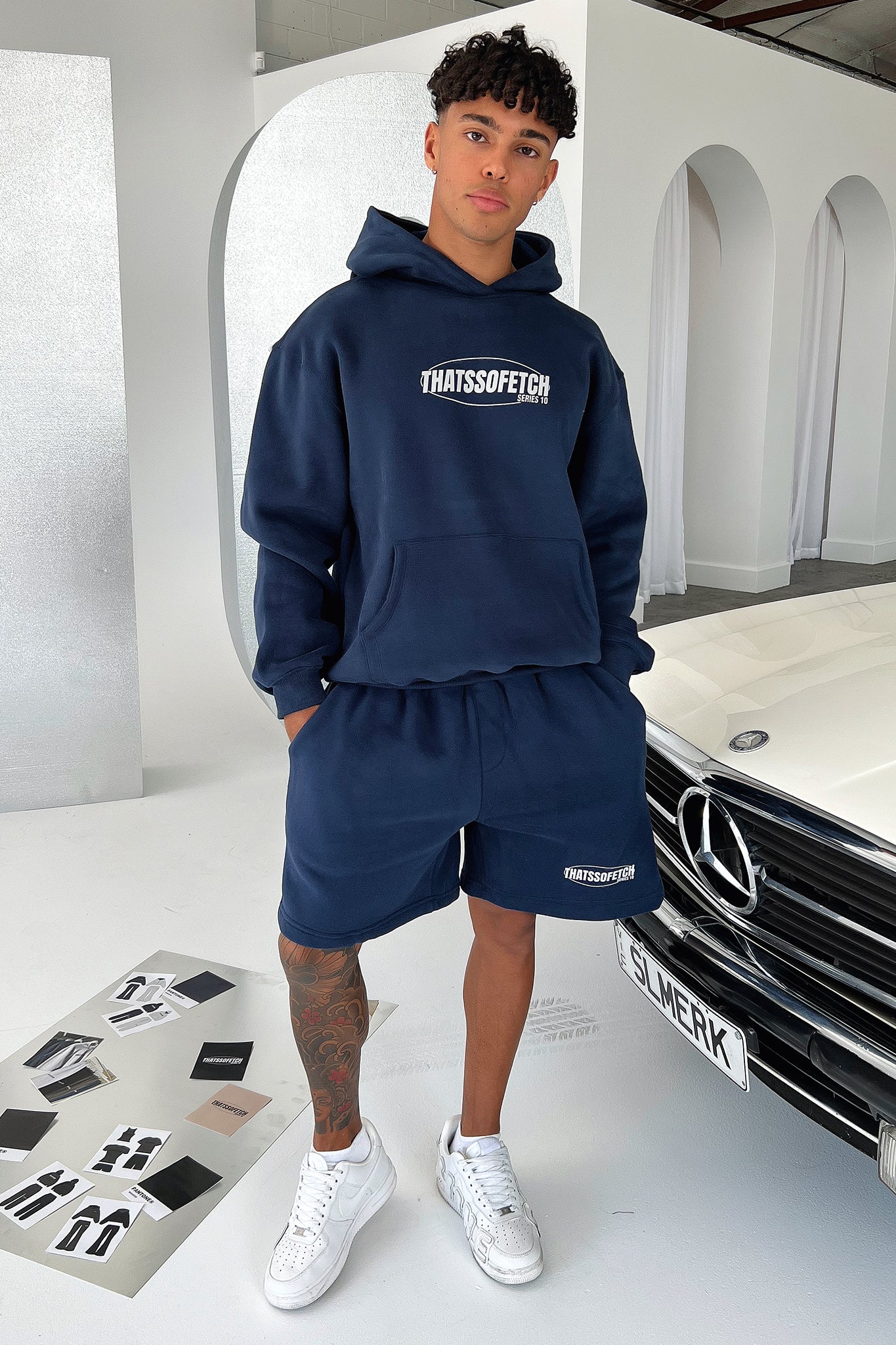 Series 10 3/4 Shorts - Navy-Coutiqo