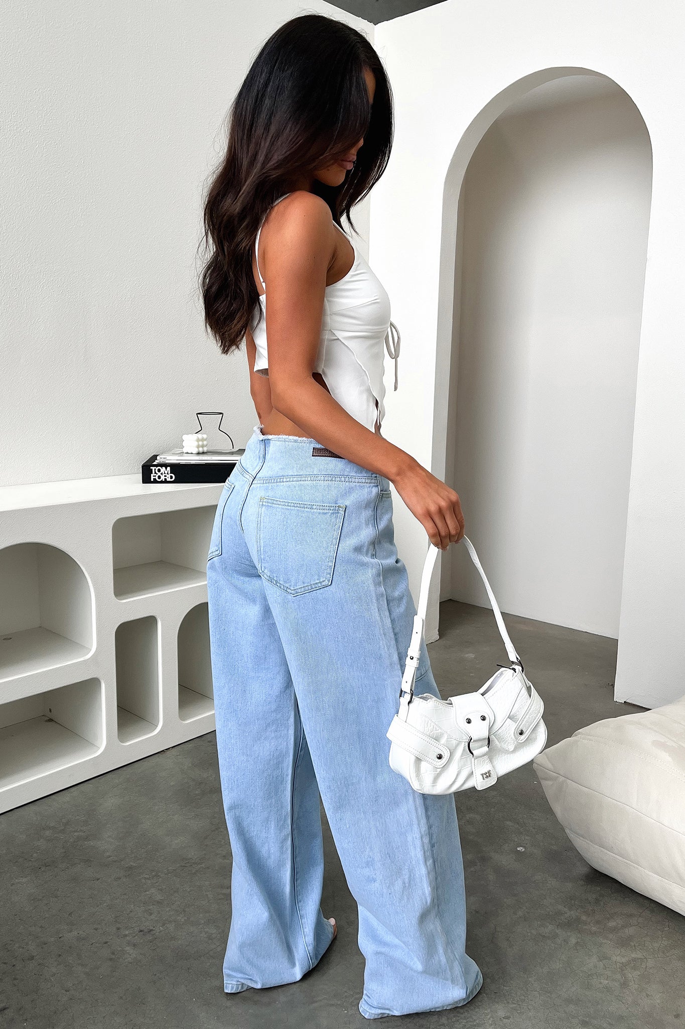 Alessandra Top - White-Coutiqo