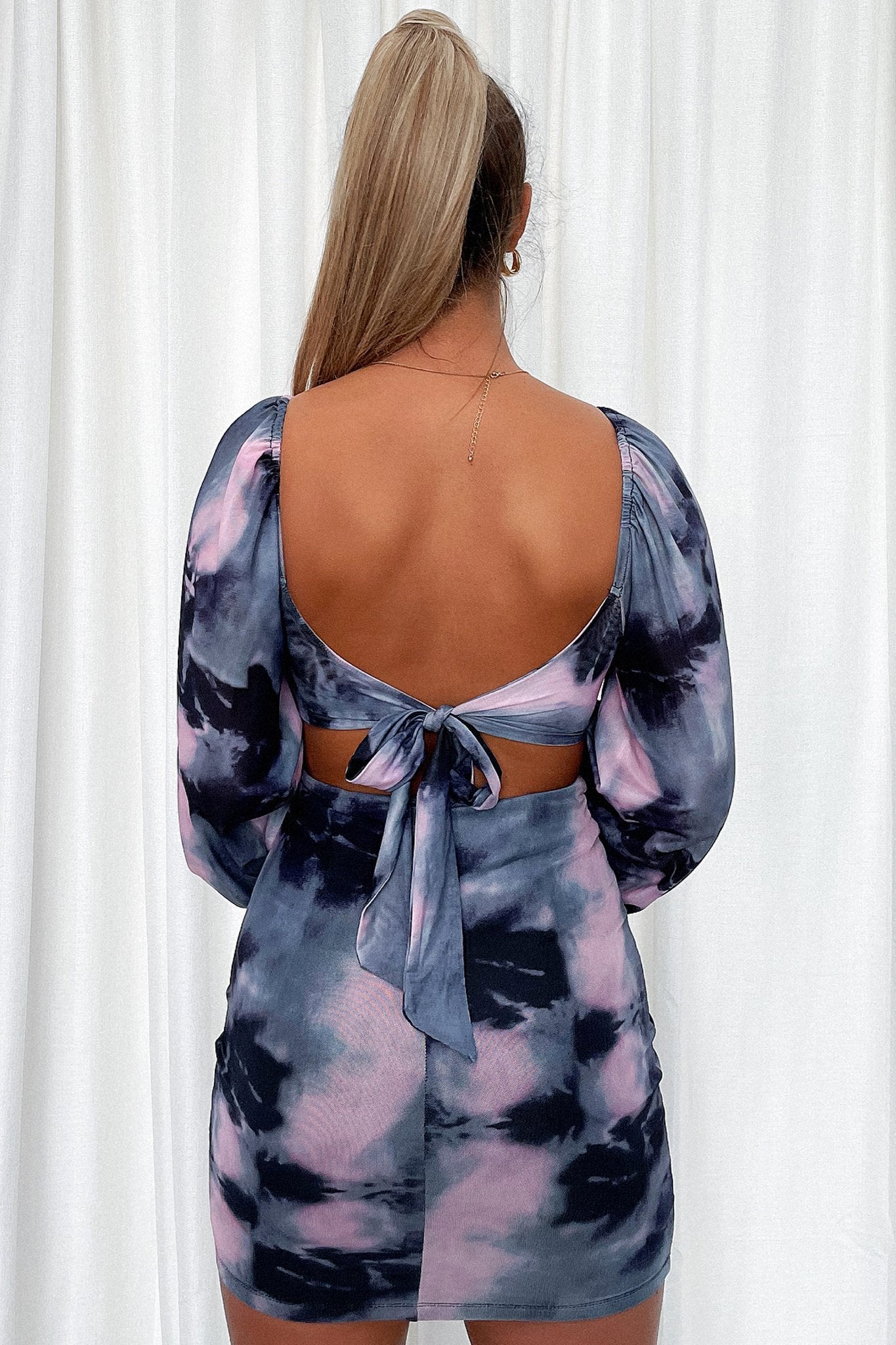 Ashna Dress - Black/Pink-Coutiqo