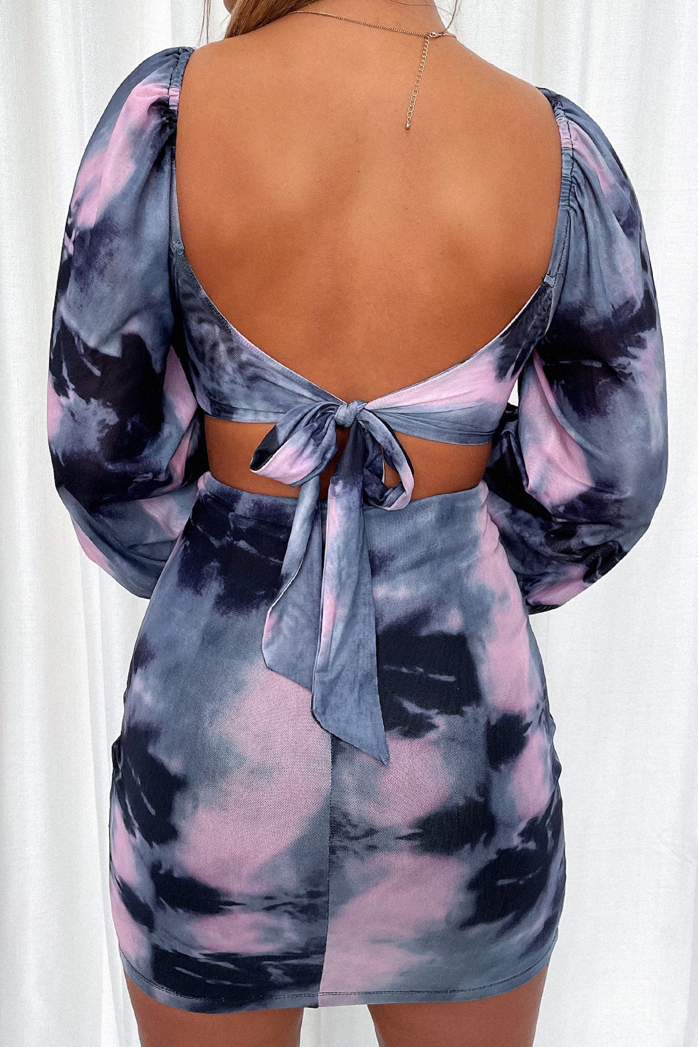 Ashna Dress - Black/Pink-Coutiqo