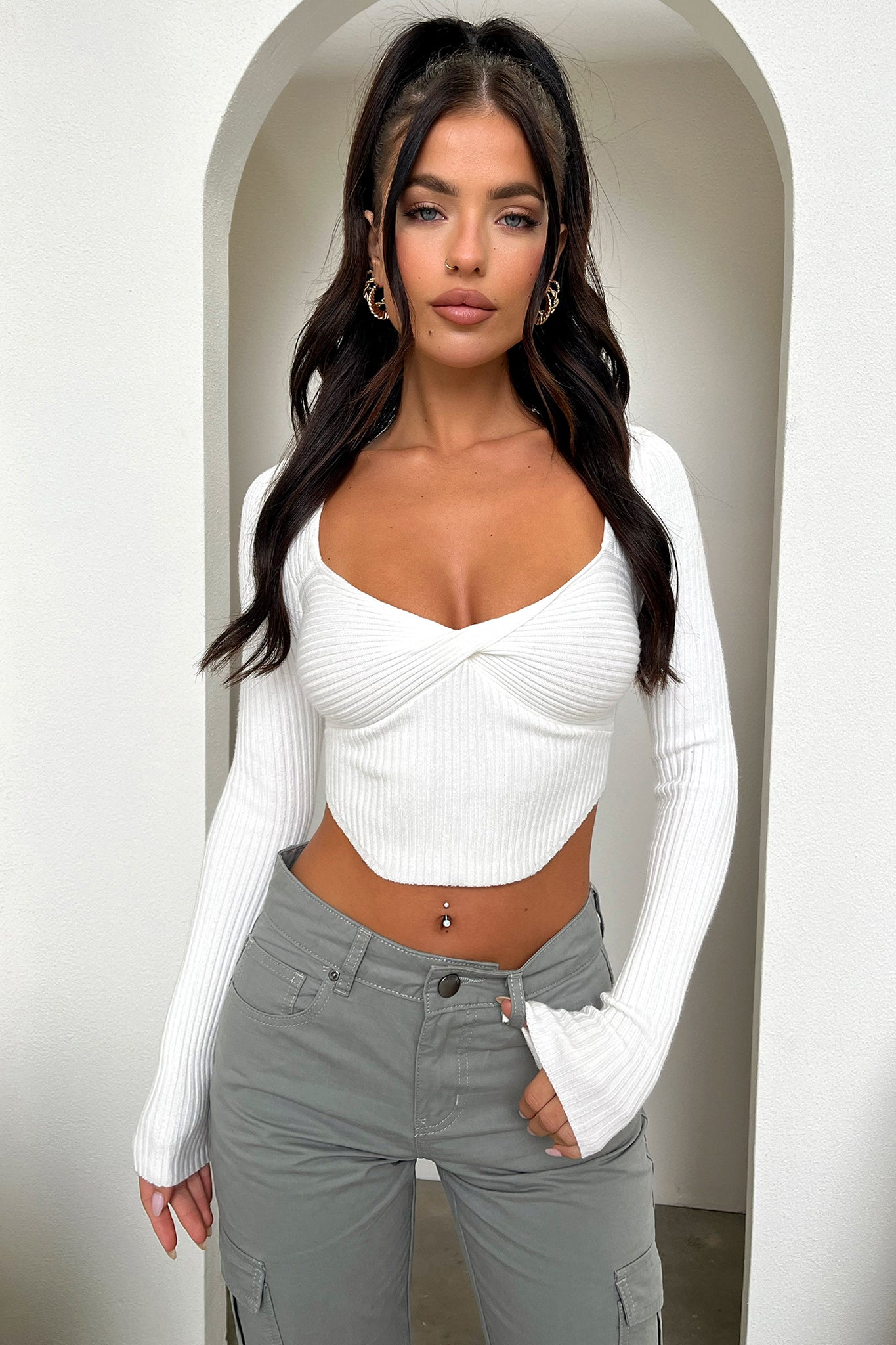 Gia Cargo Pants - Khaki-Coutiqo