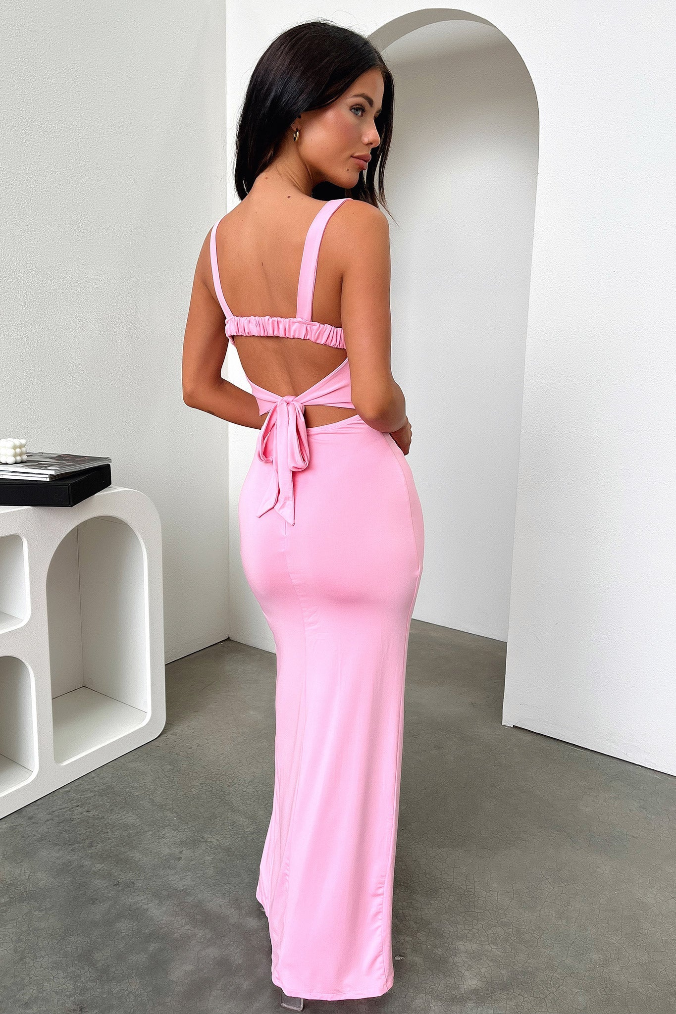 Calvary Maxi Dress - Pink-Coutiqo