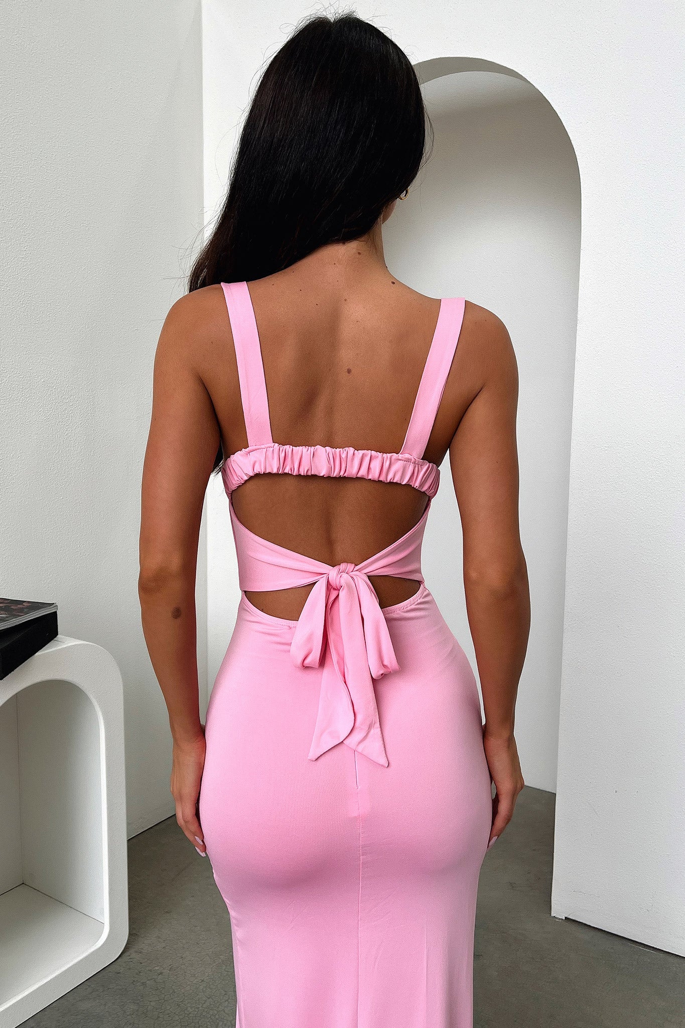 Calvary Maxi Dress - Pink-Coutiqo