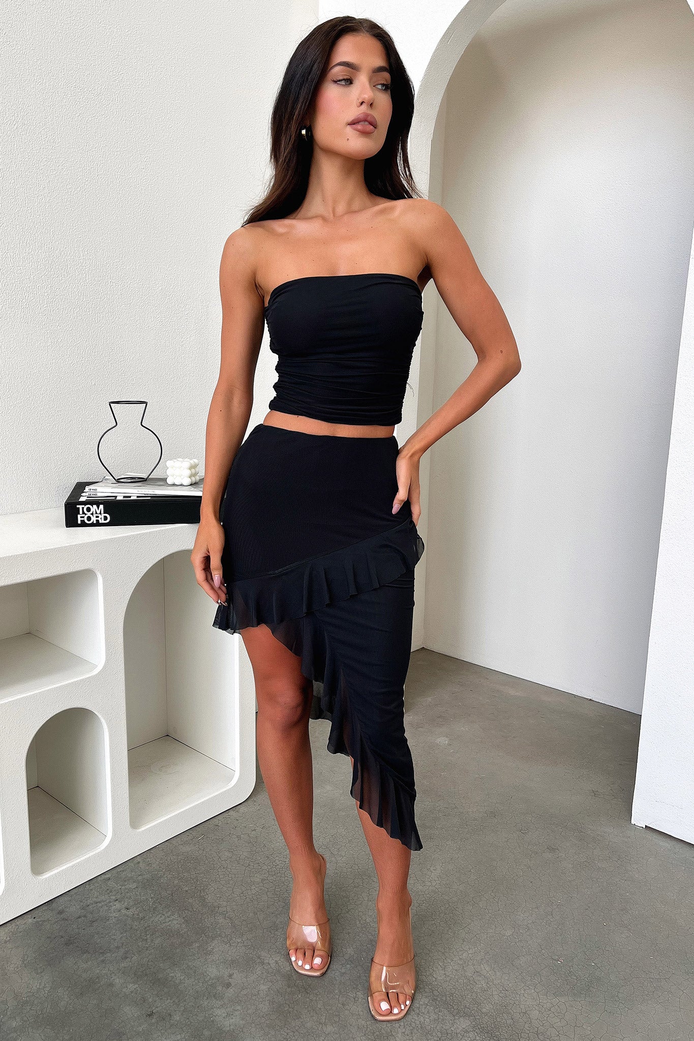 Cardona Top - Black-Coutiqo