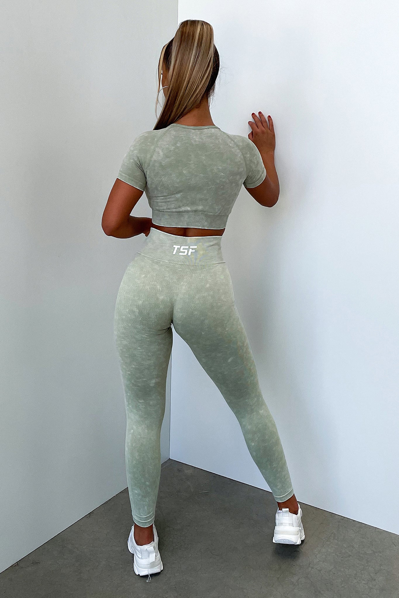 Caz Short Sleeve Top - Sage-Coutiqo