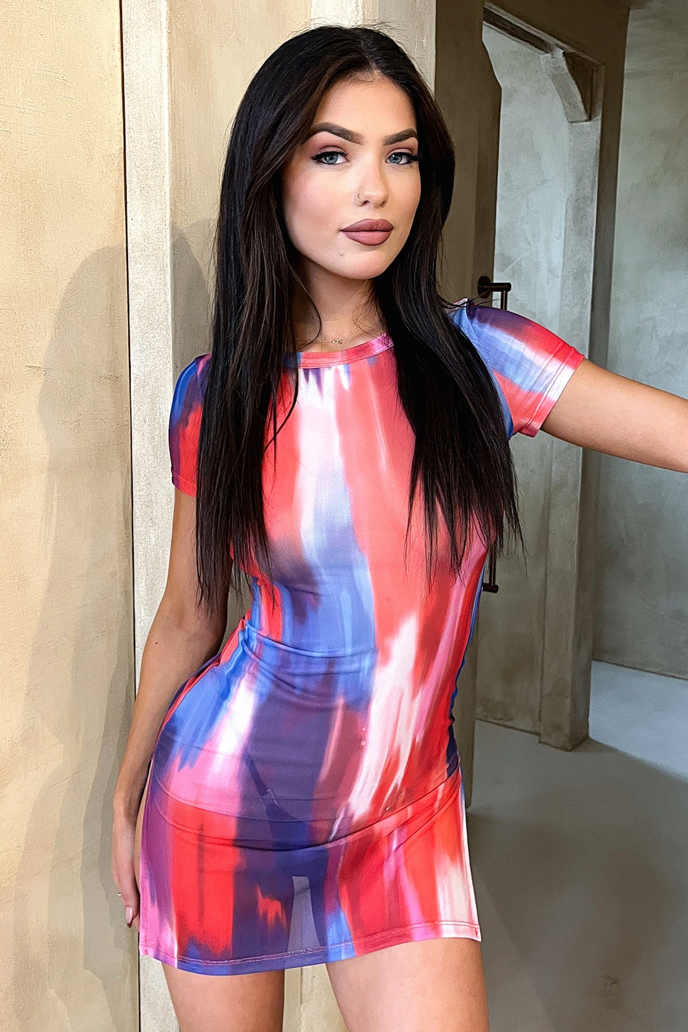 Claudia Dress - Multicolour-Coutiqo